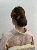 綺麗めシニヨン 着崩れしない着付け