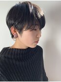 マッシュショート　ウザバング　ショートボブ