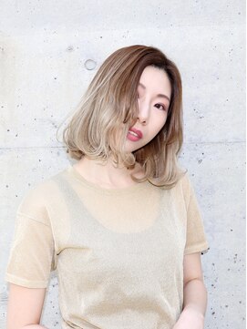 ヘアーサロン ニュアンス(HAIR SALON nuance) ハイライトグラデーション★バレイヤージュ★ロブ