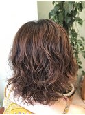 ミディアムふぁふぁ パーマ