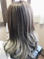 ヘアーズ はれるや(hair's)&nbsp;クセ毛風パーマハイライトグラデーション◎アッシュカラー20代