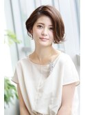 外ハネショートボブ