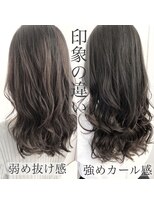 チョビー 銀座(chobii)&nbsp;グレージュ/デジタルパーマ/ゆるふわ/くびれ/ひし形/高柳