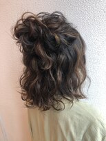 ヘアメイクサロン シャルメ(Hair Make Salon CHARMER) ルーズなお団子ハーフアップ☆