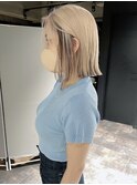 my62_インナーカラー×ホワイトブロンドベージュ/デザインカラー