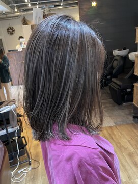 リィリ バイ ロダット 横浜(rili by LODAT) ハイライト×シナモングレージュ【rili横浜】