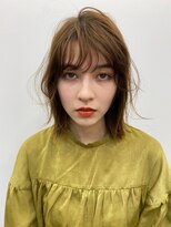 小顔20代,30代,40代,カーキベージュ[表参道/表参道駅]