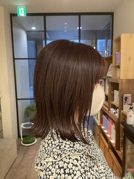 クローゼット 新宿(closet) イメチェンチェリーブラウン[髪質改善/ヘッドスパ白髪染め/新宿]