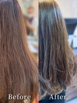 アークスヘアー 大人可愛いコバルトブルー透明感アディクシーカラー