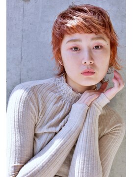 バロンフェム(baLon.fem) 【Stylist AI HONDA】マニッシュウルフ×アプリコットオレンジ