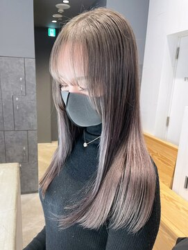 アルバム 渋谷パルコ(ALBUM) グレージュロング_チェリーブラウンフェミニンロング_ba365993