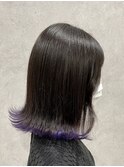 裾カラー毛先パープル紫推しカラー～糸ito～HIRO