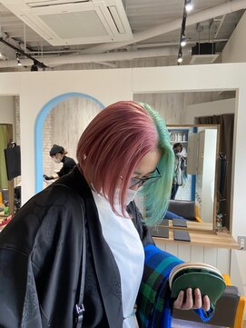 ヘアーメイク コラソン(hair make corazon) 似合わせカットメルティカラー着物フェミニンロング