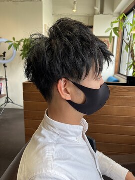スープレックス ヘアーデザイン(SOUPREX HAIR DESIGN) リッチな束感ツーブロック刈り上げスタイル　20代 30代 40代