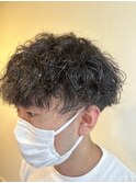 波巻きスパイラルパーマ