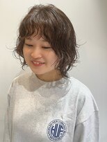 ウクラ バイ レシッド 池袋(uchla by rcid) 顔周り小顔似合わせイメチェンレイヤーボブルフ/ウェーブパーマ