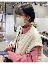 キートス(Kiitos)&nbsp;前髪インナーカラー/バングカラー/イヤリングカラー/ボブ