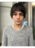 メンズシャギーショート