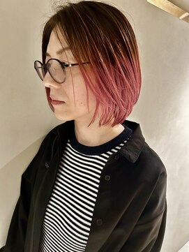 トランクイル(tranquil) インナーカラーボブ