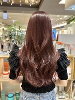 バイオレット 栄店(Violet) チェリーレッドピンクブラウンブリーチなしカラーRI-3