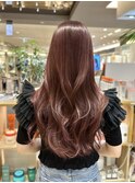 チェリーレッドピンクブラウンブリーチなしカラーRI-3