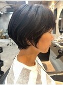 似合わせ 横顔美人大人ショート