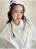 [puf 伏見/丸の内/栄/名古屋]ターバンアレンジセミロング★鳥山