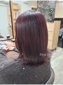ピンクブラウン/ブリーチなしカラー