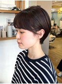 大人可愛い小顔マッシュショート/ベージュカラー/吉祥寺