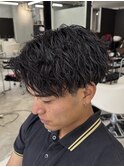 熊本メンズパーマ マッシュ ツイスパ ツイスト MEN'S HAIR