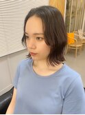 センターわけミディアム