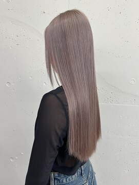 シーク 天神(SEEK) 松尾菫菜/ハイトーン/ブリーチ/グレージュ/韓国ヘア