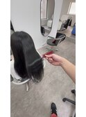 艶髪/ブルーブラック/髪質改善トリートメント