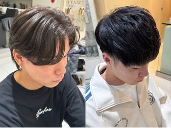 アブニール 我孫子(AVENIR)の写真/メンズカット+パーマで洒落感UPのstyleを[我孫子/メンズ/men's/白髪染め/白髪ぼかし/キッズカット/学割U24]