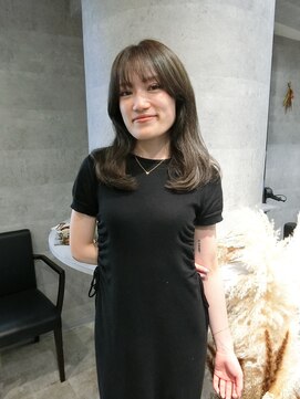 ラナ 新宿(lana) こなれミディ/レイヤーカット/韓国ヘア【lana hair/新宿】
