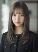 忙しい30代に大人気！越谷の時短ロング×ヘーゼルグレージュ