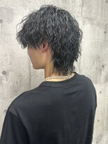 スターズレイ 本川越(STARS ray)&nbsp;ウルフカット ウルフパーマ 波巻きスパイラルパーマ 束感 20代