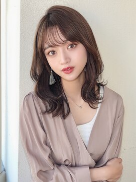 アフロート ディル(AFLOAT D'L) 【30代40代◎】小顔シースルーバング大人くびれミディアム