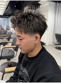 スパイキーショート/テーパーフェード
