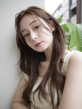 ヌヌ 渋谷 原宿 明治神宮前(nunu) レイヤーカットウルフカットボブグレージュオリーブべージュ