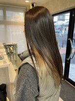 ヘアアンドメイク アリス(hair&make ALICE produce by COLT)&nbsp;ロング　インナーカラー　ゴールドベージュ　ブリーチ