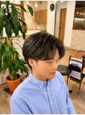 【岸】メンズフェザーショート