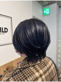 すっきり収まるショートヘア