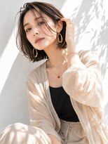 アッシュ 学芸大学店(Ash)&nbsp;ボブ/白髪ぼかしハイライト/大人女性/グレージュ/脱白髪染め