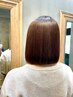 縮毛矯正+カット+根本カラー+髪質改善トリートメント(ミディアム)30000