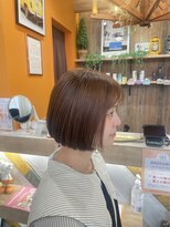 アース 長崎大村店(HAIR&MAKE EARTH)&nbsp;ワンカラーでできる夏らしい明るめブラウン♪