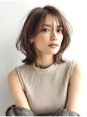 大人ショートレイヤー白髪ぼかし脱白髪染め40代50代60代原宿
