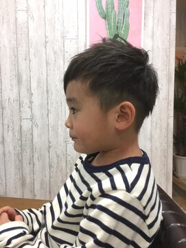 シャルマンフォーヘア(Charmant for hair) ★Charmant★アシンメトリー2ブロックキッズカット