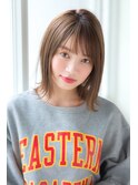 【Un ami】《増永剛大》　　肩ラインの切りっぱなしロブ