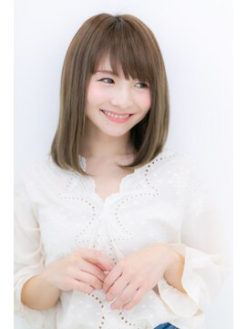 カバーヘア ブリス 戸田公園西口店(COVER HAIR bliss) 外国人風前下がりワンカールセミディZ戸田公園30代40代50代